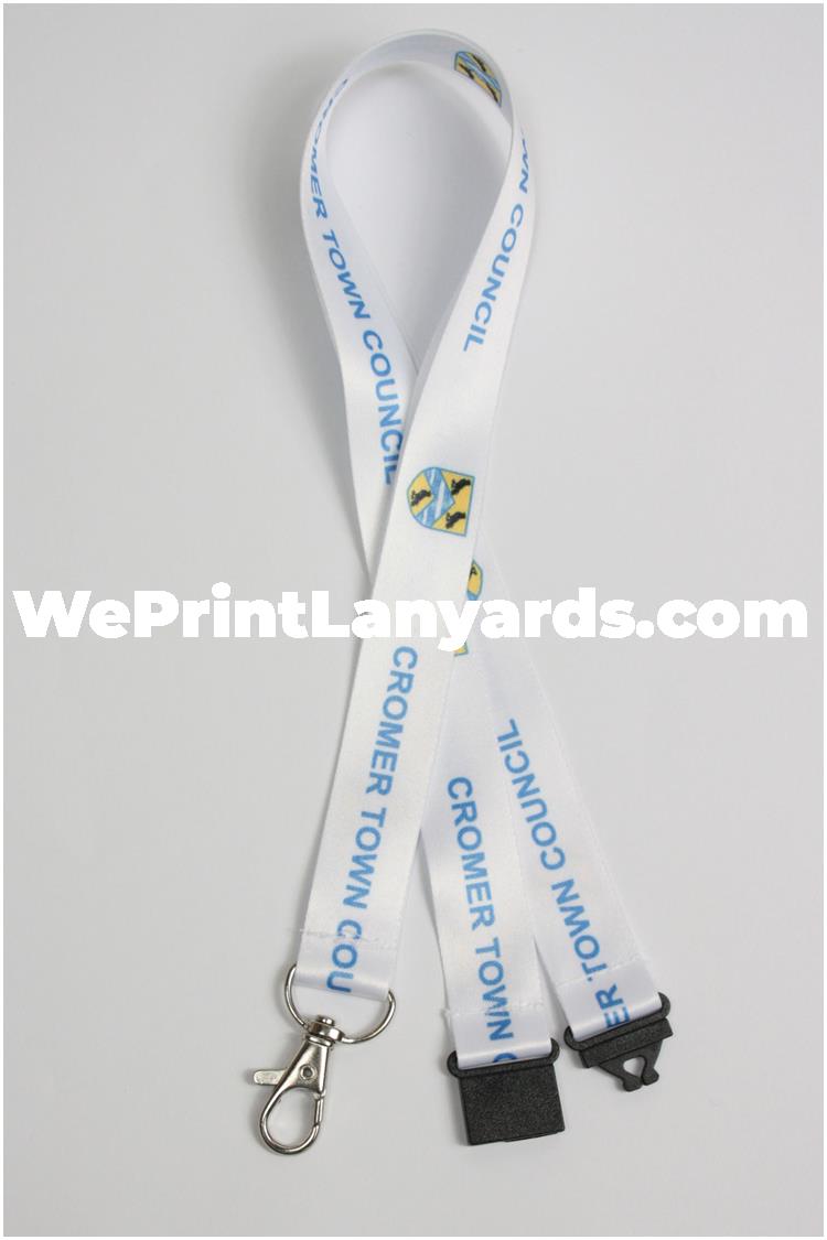 Bespoke printed council government department lanyard